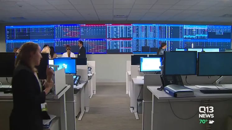 Seattle's Q13 News Profiles CHI Franciscan's New Mission Control Command Center Cover Image