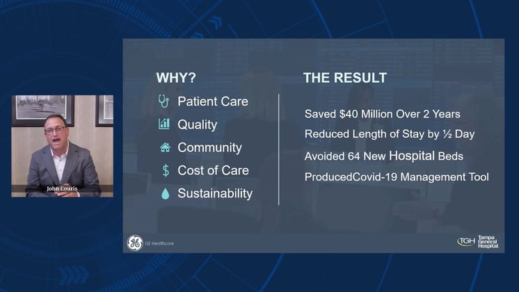 How GE’s AI technology helped Tampa General Hospital achieve $40 million in savings, resulting in reduction of Length of Stay (LOS) and the need for less hospital beds Cover Image